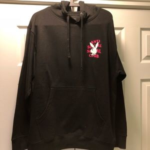 Anti social social club x Playboy Hoodie size M